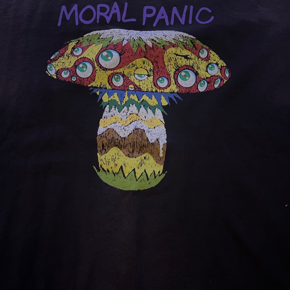 Moral Panic Black Graphic Tee